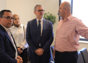 افتتاح مركز خدمة الجمهور بدعم من اتحاد البلديات الهولندية للتعاون الدولي.