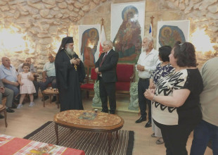 زيارة رئيس بلدية بيت جالا إلى دير مار جريس الخضر وتعزيز التعاون مع الكنيسة.