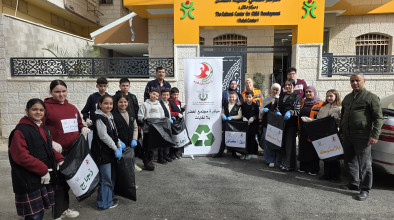 تنفيذ نشاطات مبادرة مجتمع اخضر بلا نفايات